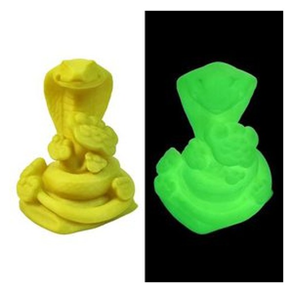 MakeIt3D Glow-in-the-Dark PLA Filament - Yellow (1KG)