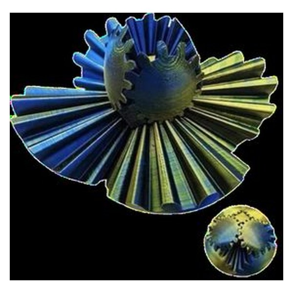 MakeIt3D Silk Magic PLA Filament - Blue / Gold (1KG)