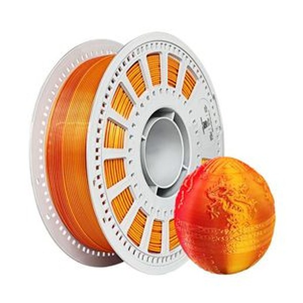 MakeIt3D Silk Magic PLA Filament - Red / Gold (1KG)